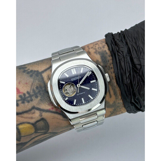 Custom Seiko Mod • Open-Heart Stardust Nautilus • 40mm